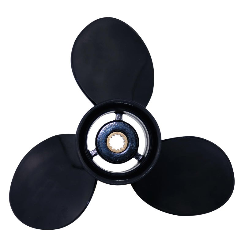 CAPTAIN Aluminum Outboard Propeller Fit Evinrude/Johnson Engines 8-15HP 13Tooth Spline RH (9.25x10) - Image 2